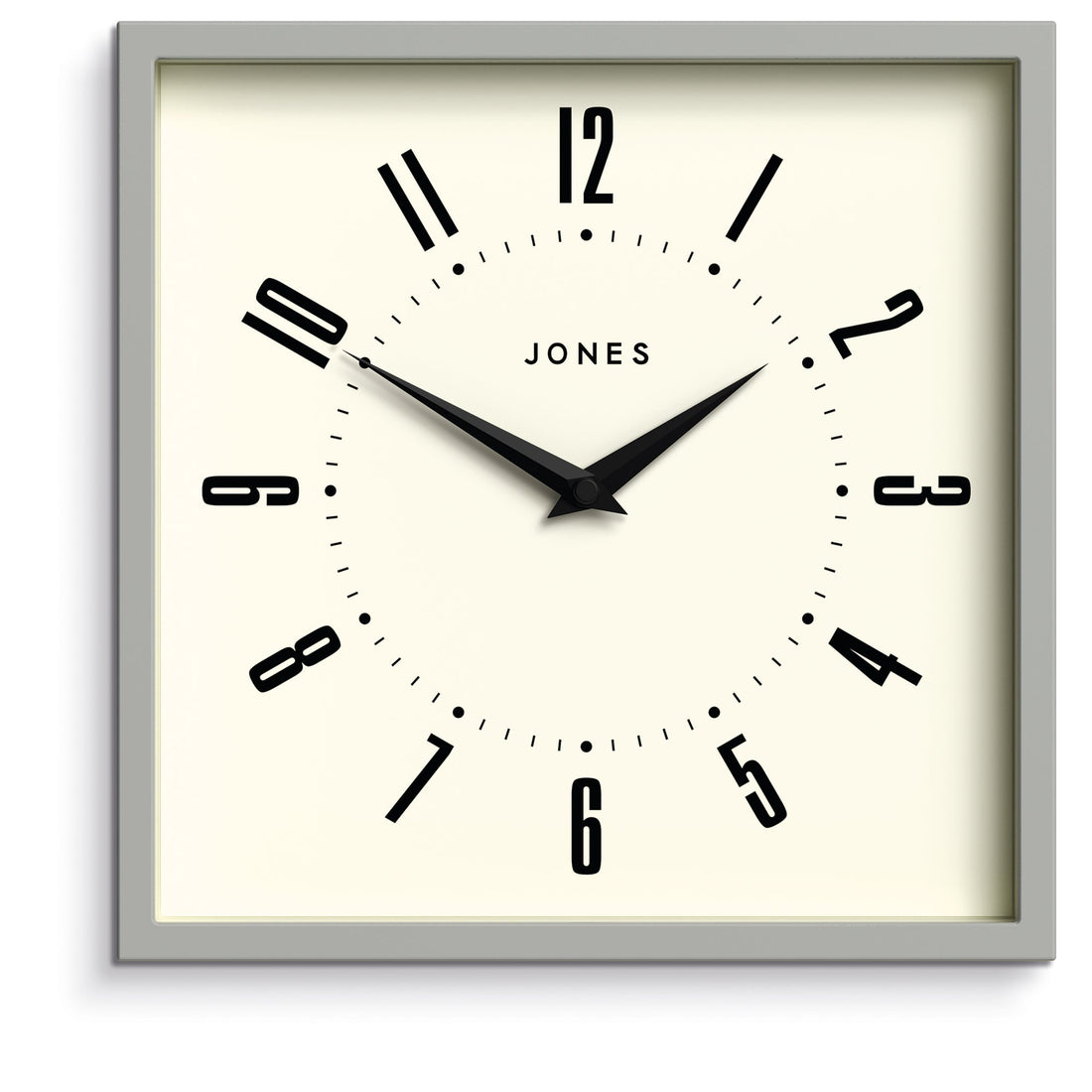 Newgate Jones Box Wall Clock Grey-Newgate-Mood