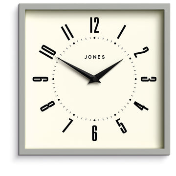 Newgate Jones Box Wall Clock Grey-Newgate-Mood