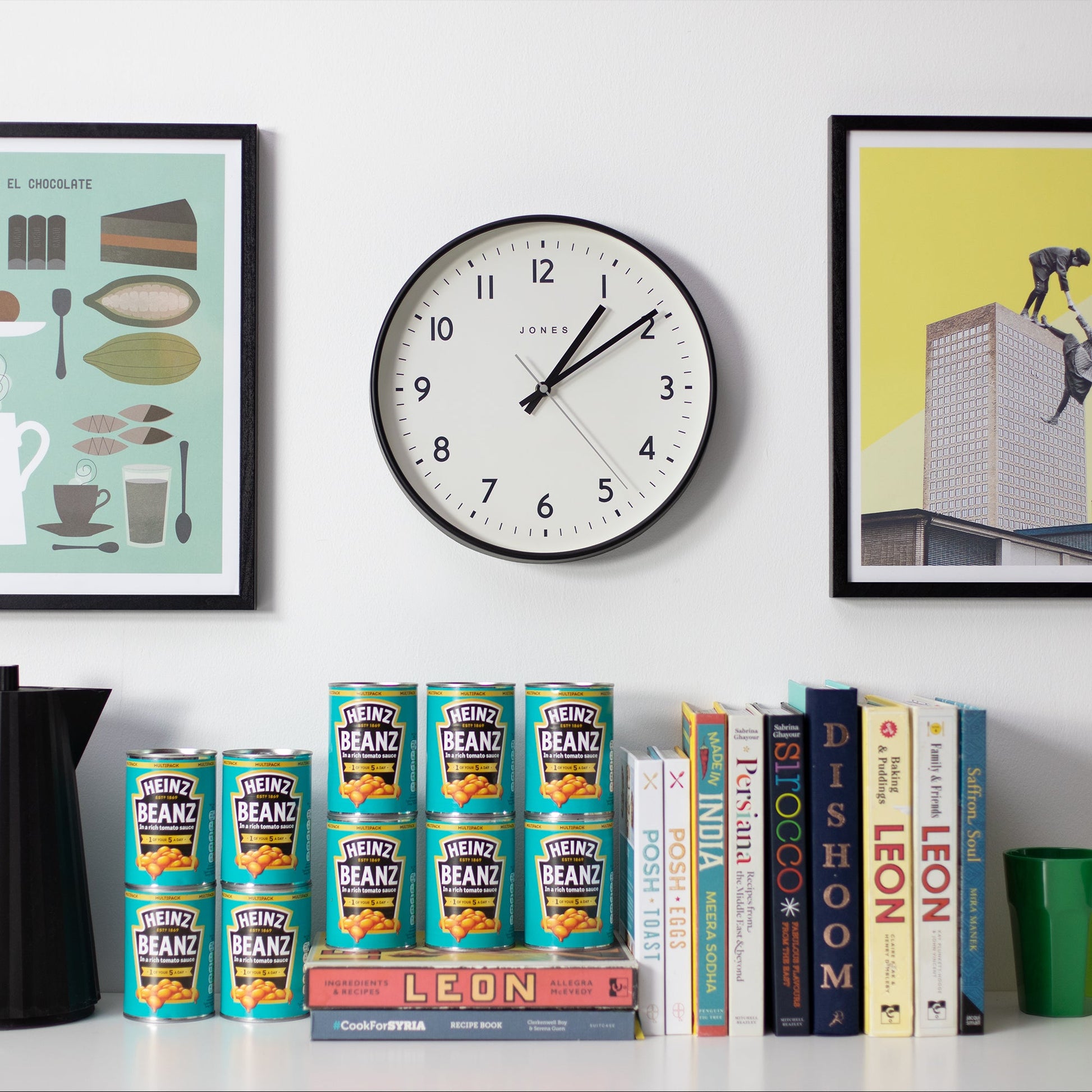 Newgate Jones Jam Clock Matte Black-Newgate-Mood