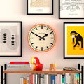 Newgate Jones Railway Wall Clock Orange-Newgate-Mood