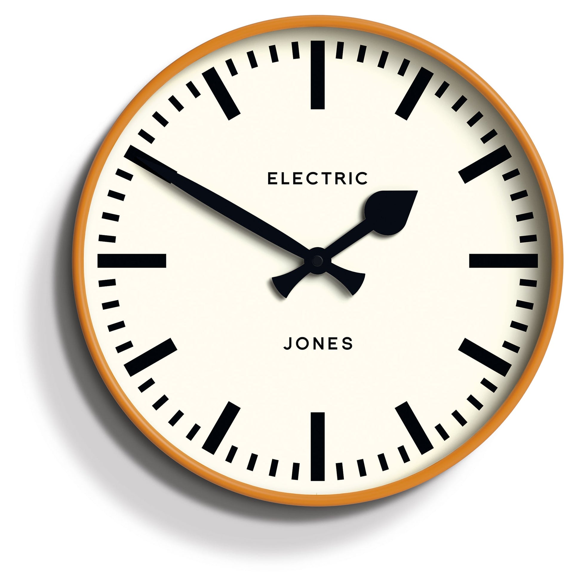 Newgate Jones Railway Wall Clock Orange-Newgate-Mood