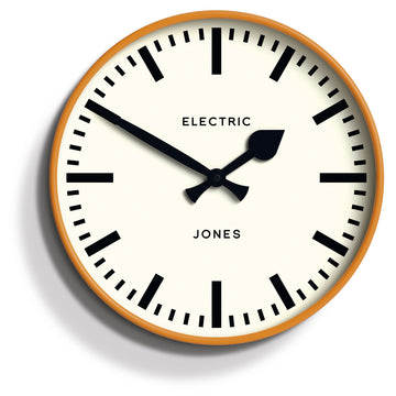 Newgate Jones Railway Wall Clock Orange-Newgate-Mood