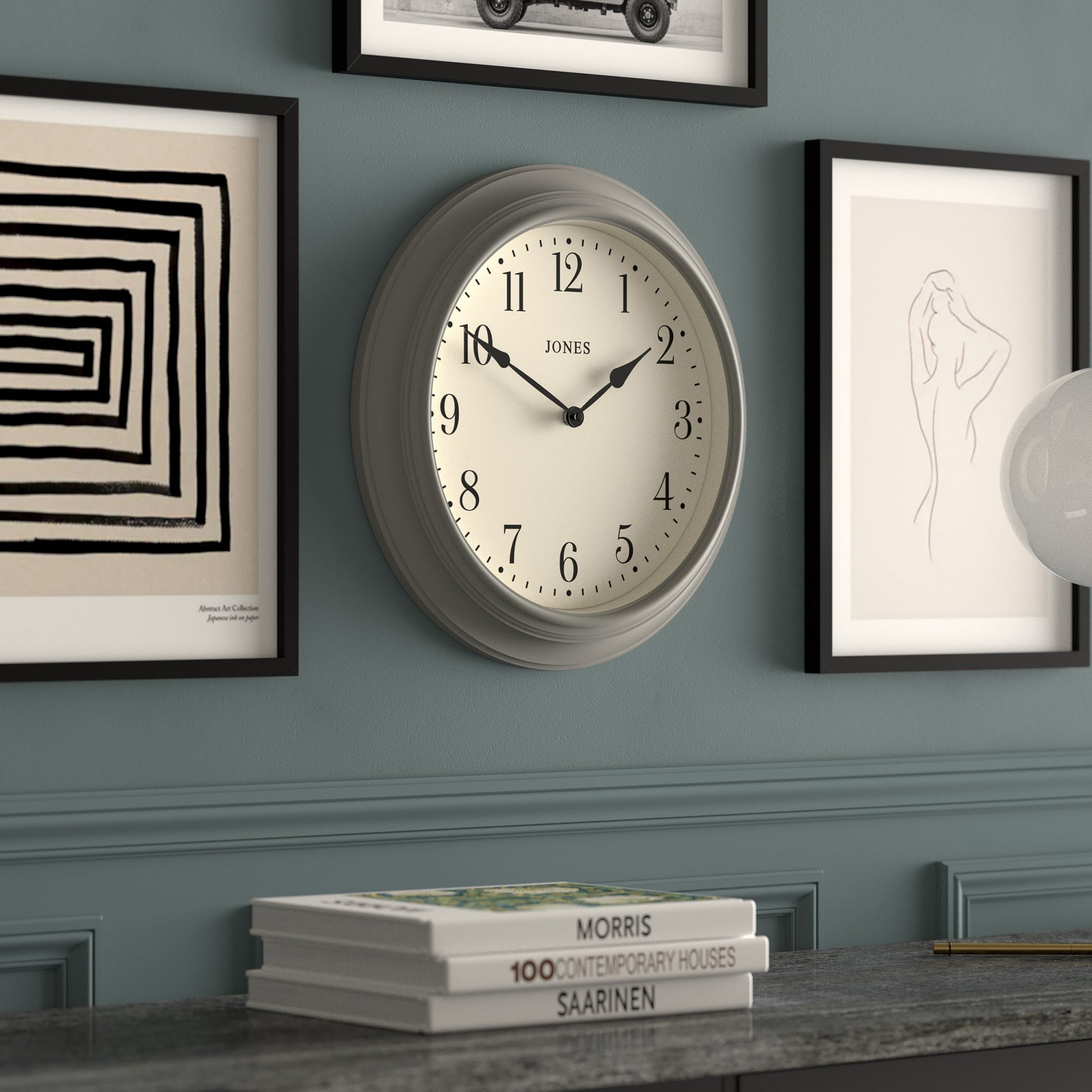 Newgate Jones Supper Club Clock Cloud Grey-Newgate-Mood