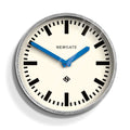 Newgate Luggage Wall Clock Galvanised Blue Hands-Newgate-Mood