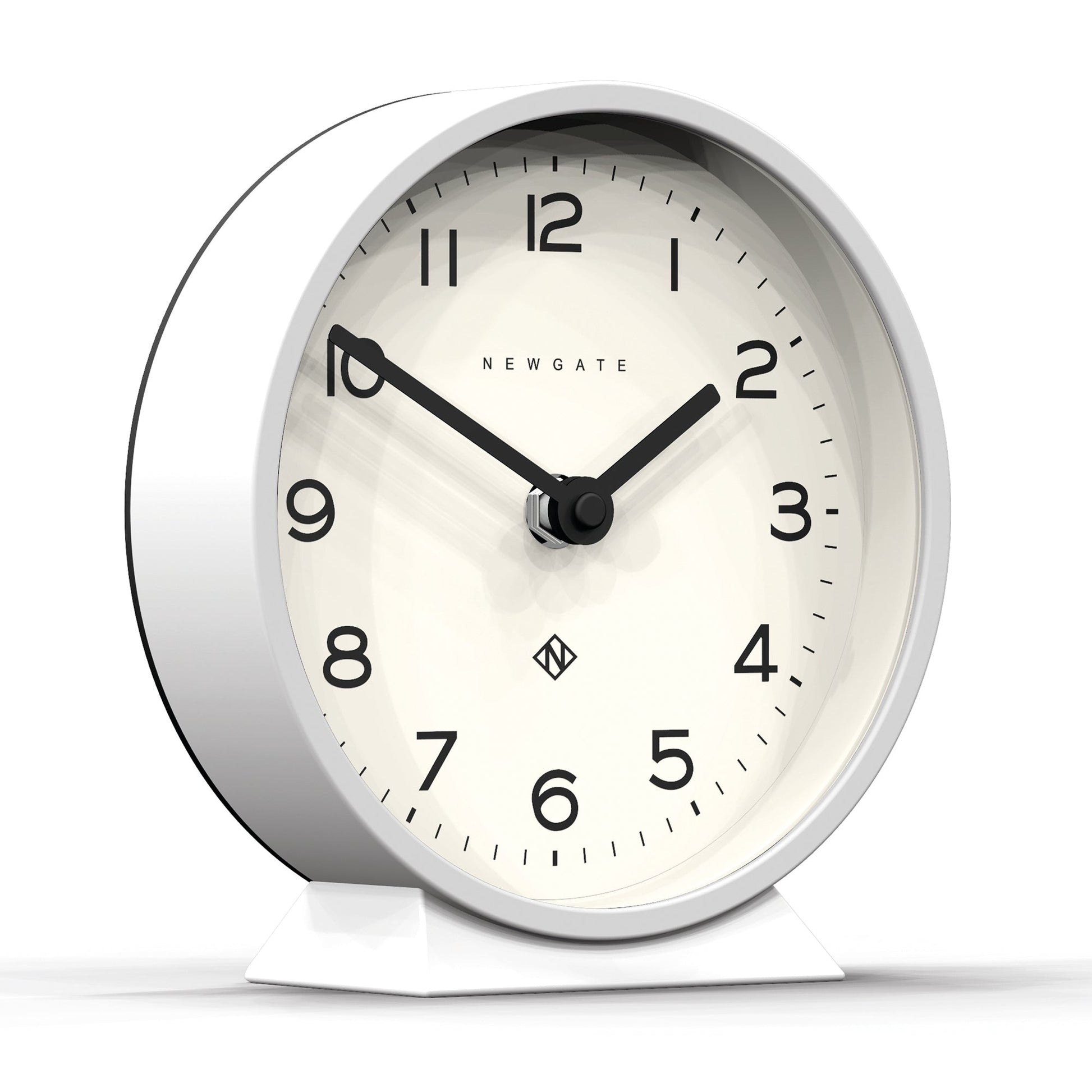 Newgate M Mantel Clock Pebble White-Newgate-Mood