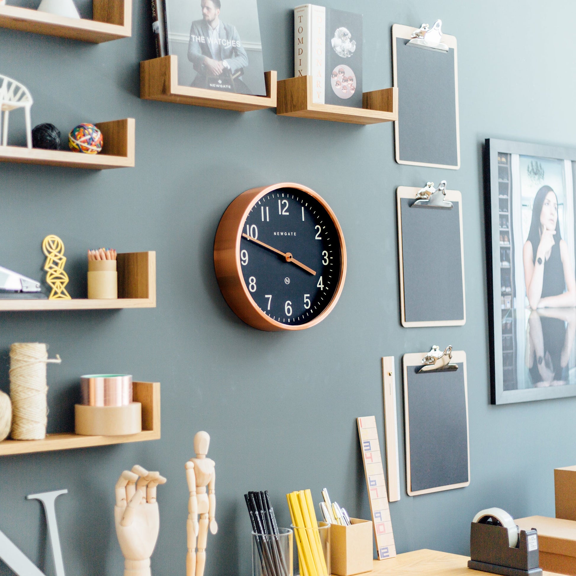 Newgate Master Edwards Clock Radial Copper*-Newgate-Mood