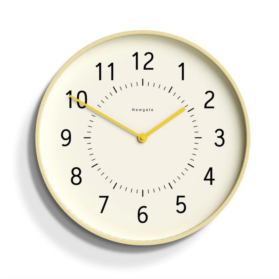 Newgate Monopoly Plywood Wall Clock With Yellow Hands-Newgate-Mood