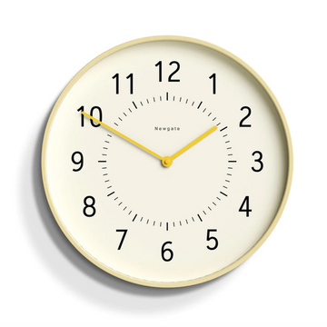 Newgate Monopoly Plywood Wall Clock With Yellow Hands-Newgate-Mood