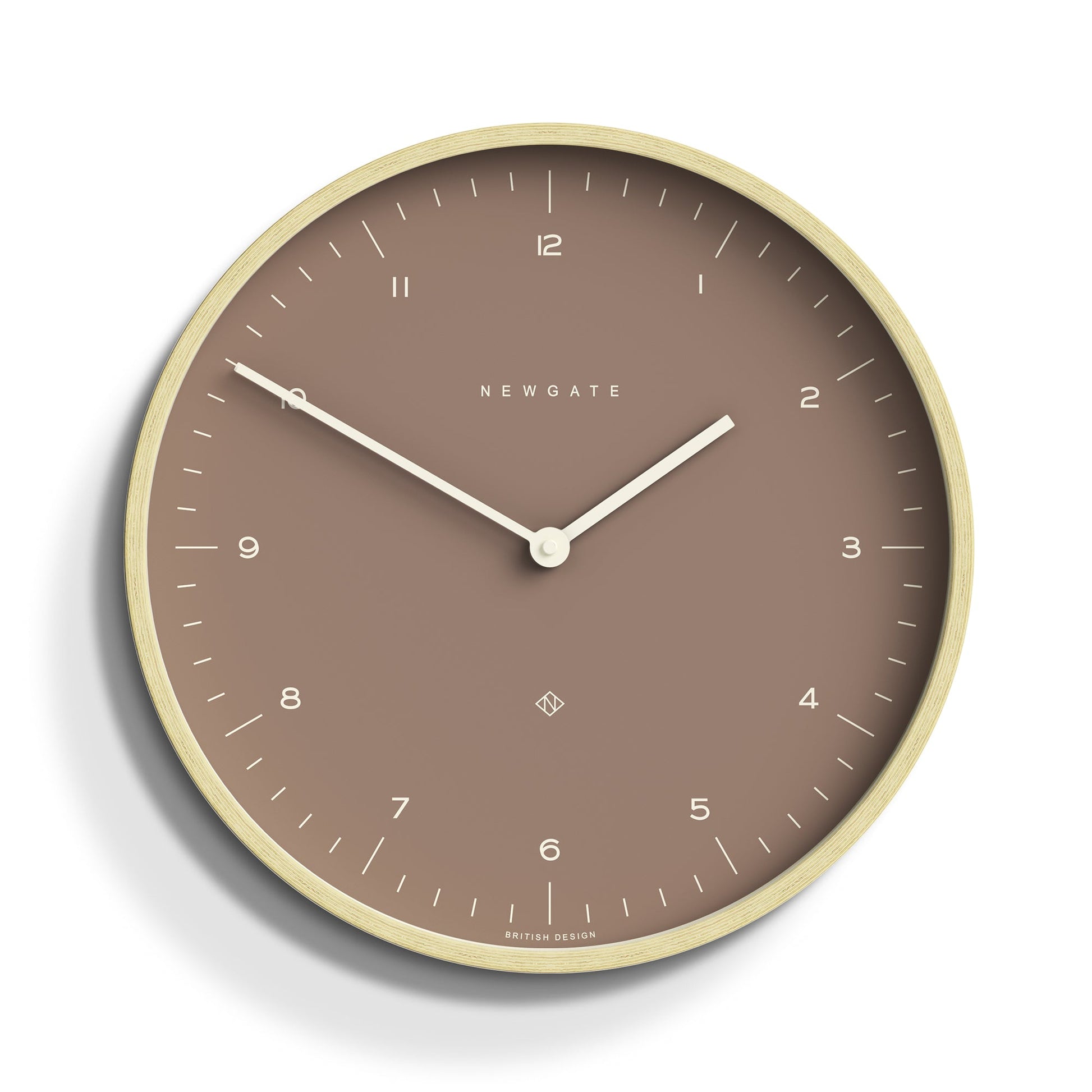 Newgate Mr Clarke Clock Pale Wood Burnt Sienna 140-Newgate-Mood