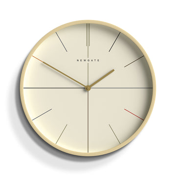 Newgate Mr Clarke Clock Pale Wood Hockey Dial-Newgate-Mood