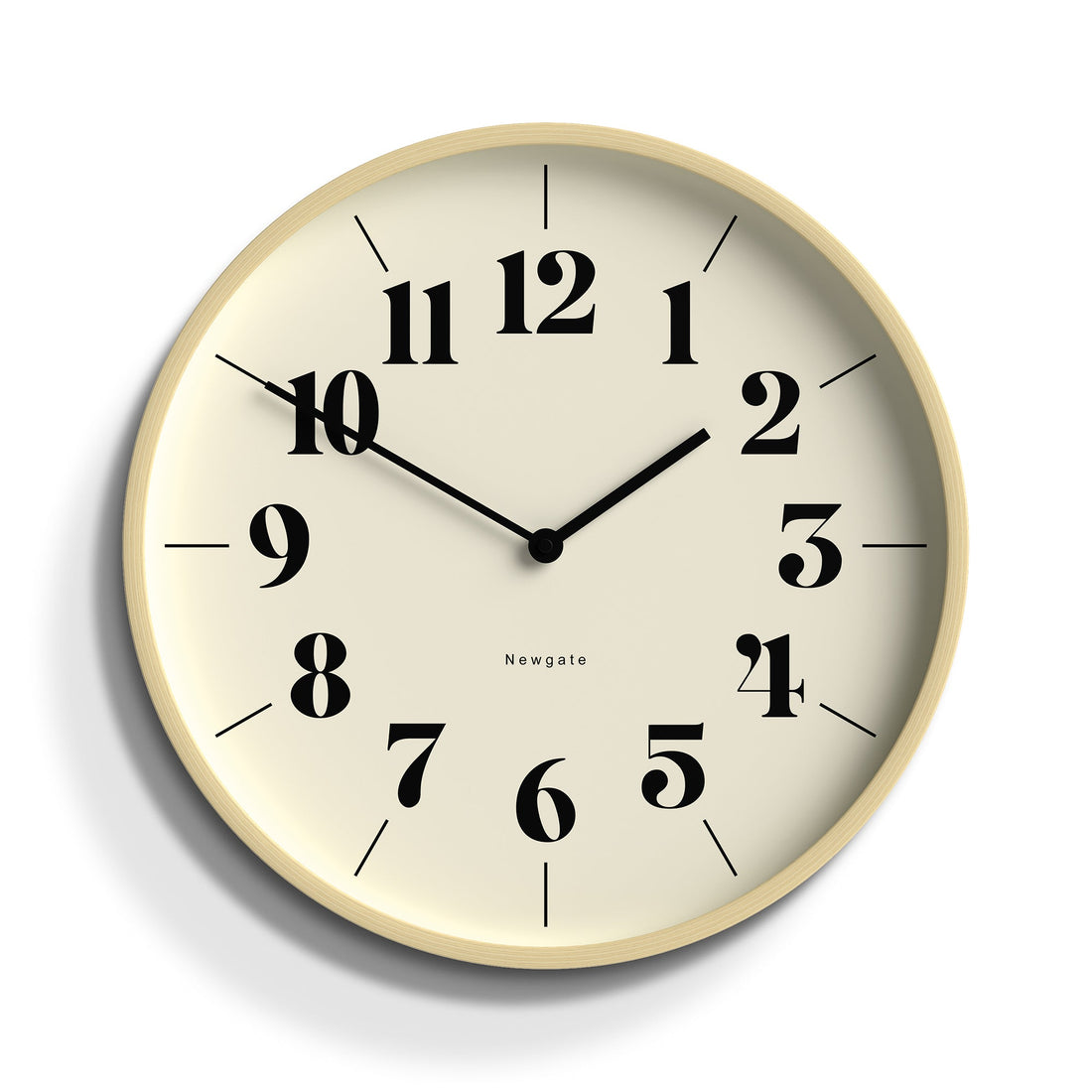 Newgate Mr Clarke Clock Pale Wood Hopscotch Dial-Newgate-Mood