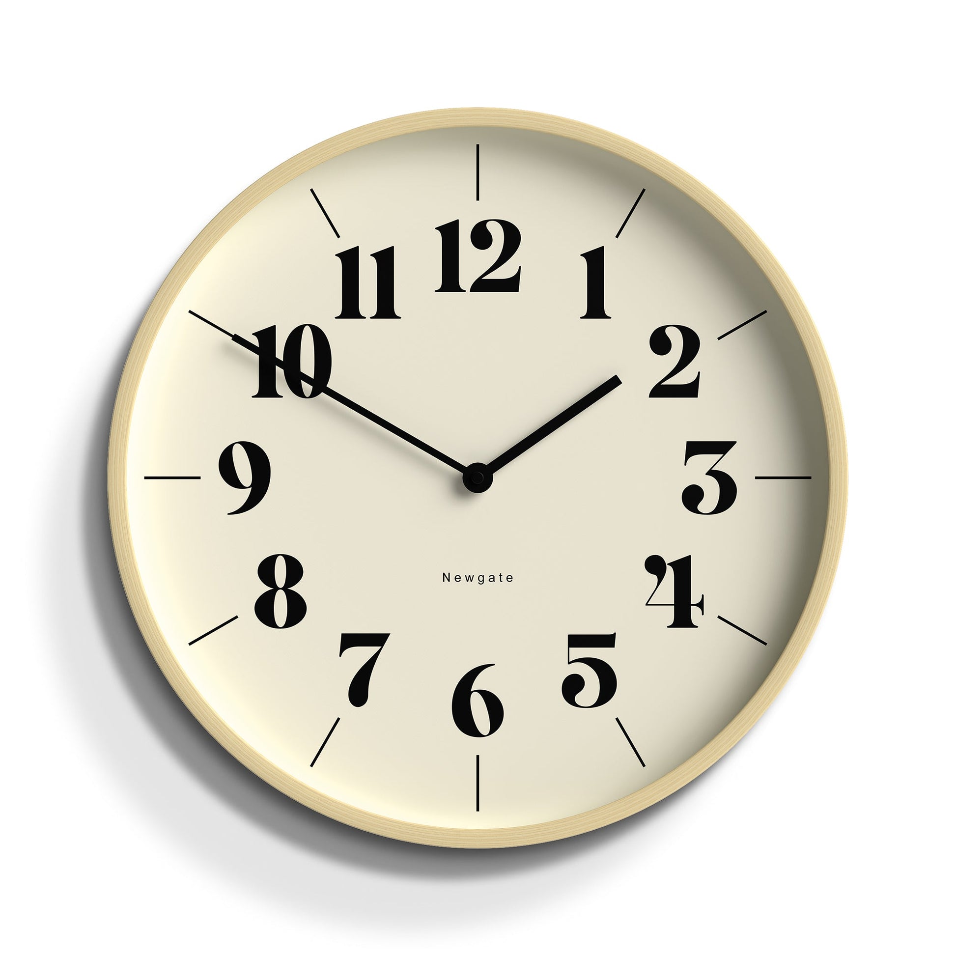 Newgate Mr Clarke Clock Pale Wood Hopscotch Dial-Newgate-Mood