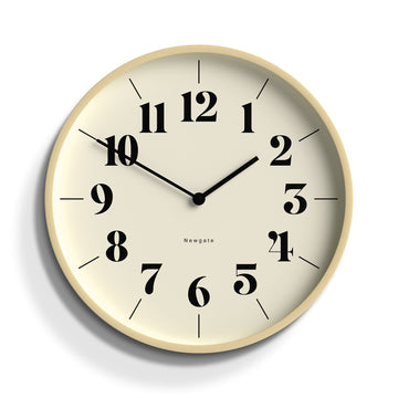 Newgate Mr Clarke Clock Pale Wood Hopscotch Dial-Newgate-Mood