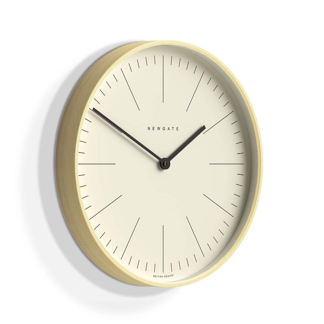 Newgate Mr Clarke Clock Pale Wood Marker Dial 40-Newgate-Mood