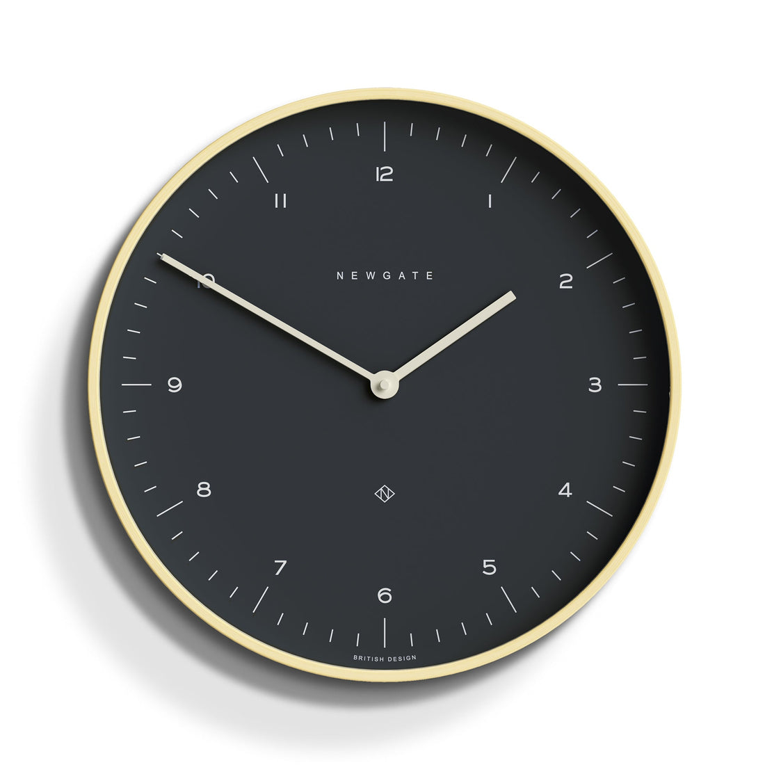 Newgate Mr Clarke Clock Pale Wood Oil Grey Dial*-Newgate-Mood