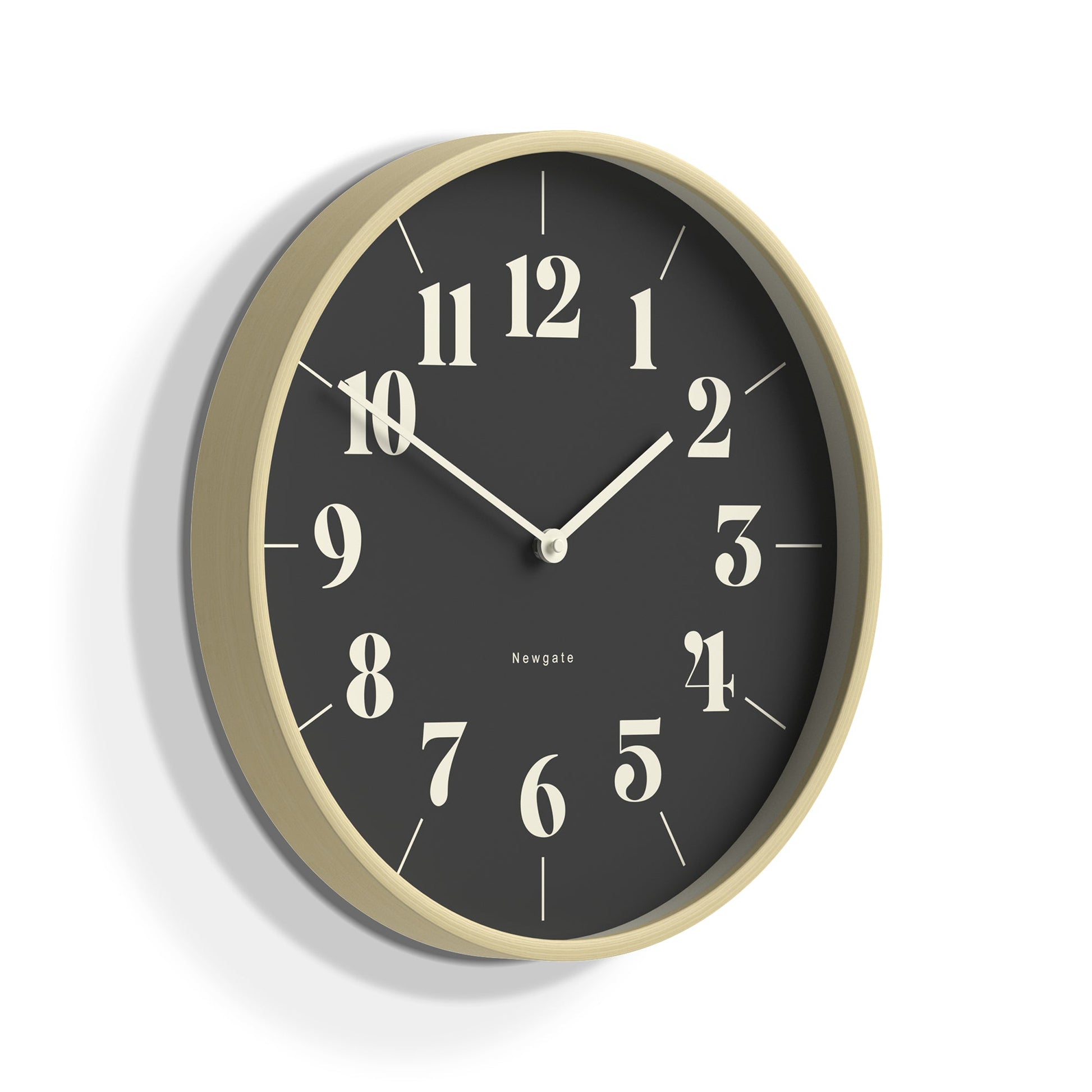 Newgate Mr Clarke Clock Pale Wood Reverse Hopscotch Dial-Newgate-Mood