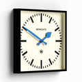 Newgate Number Five Wall Clock Black Blue Hands-Newgate-Mood