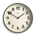 Newgate Number Four Wall Clock Matte Asparagus Green-Newgate-Mood