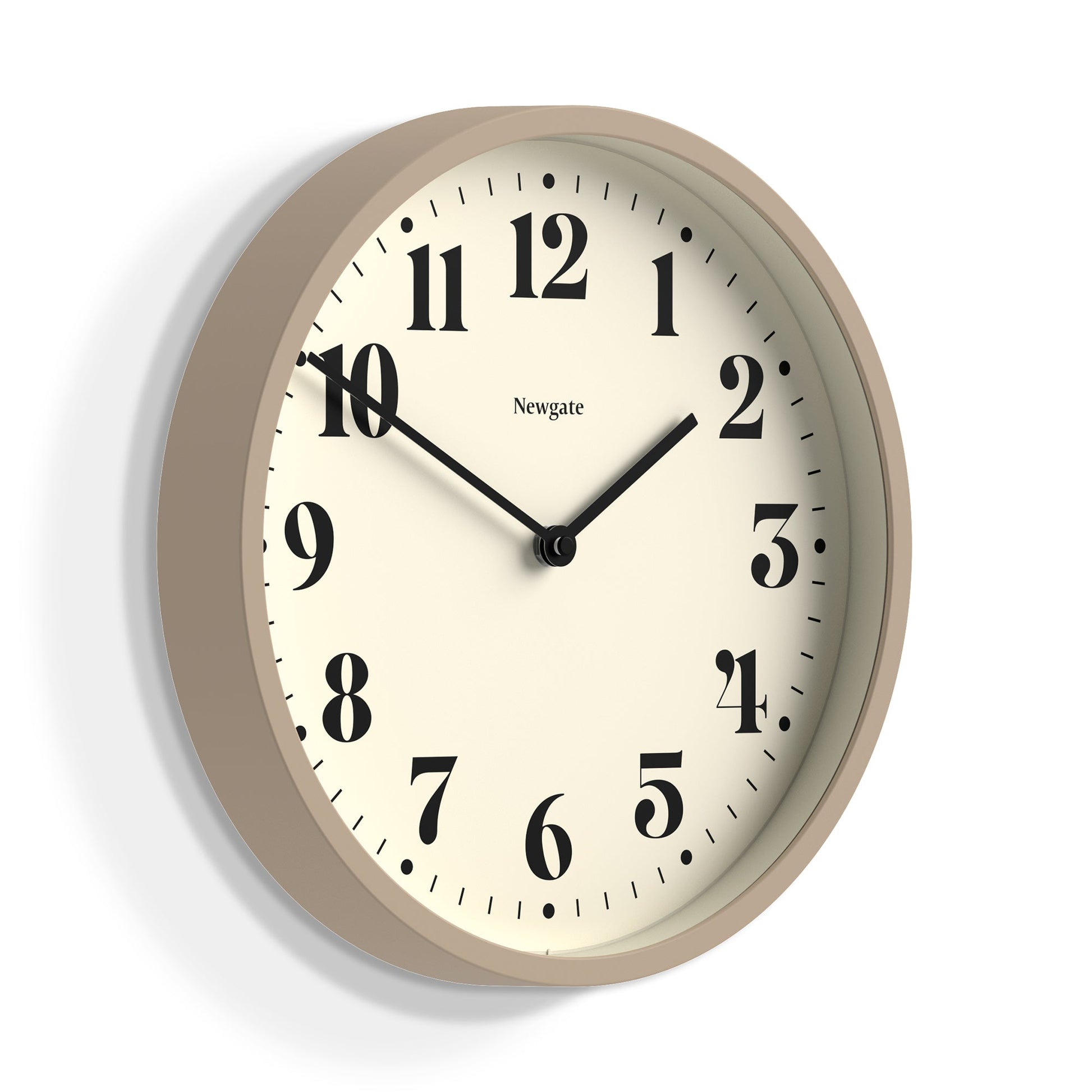 Newgate Number Four Wall Clock Matte Stone-Newgate-Mood