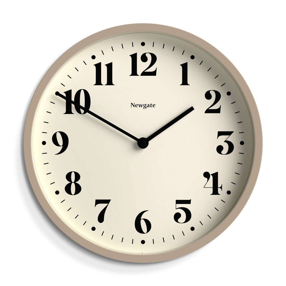 Newgate Number Four Wall Clock Matte Stone-Newgate-Mood