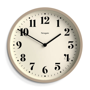 Newgate Number Four Wall Clock Matte Stone-Newgate-Mood