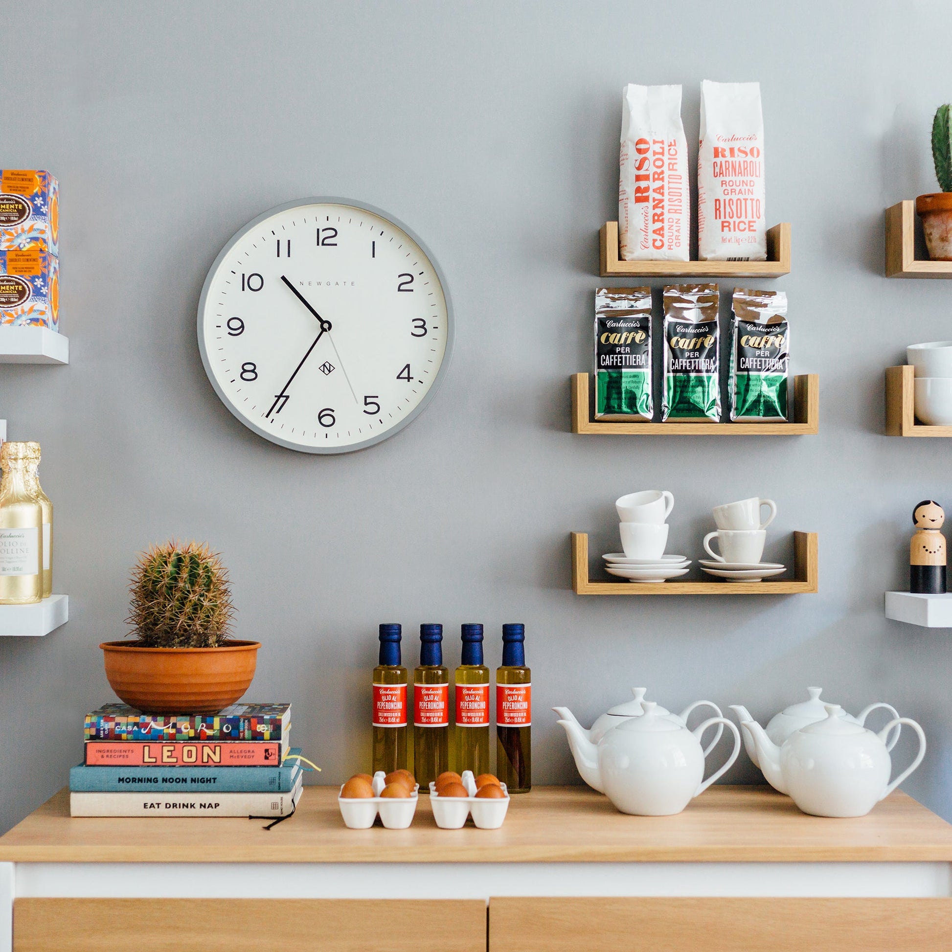 Newgate Number Three Echo Clock Silicone Grey*-Newgate-Mood