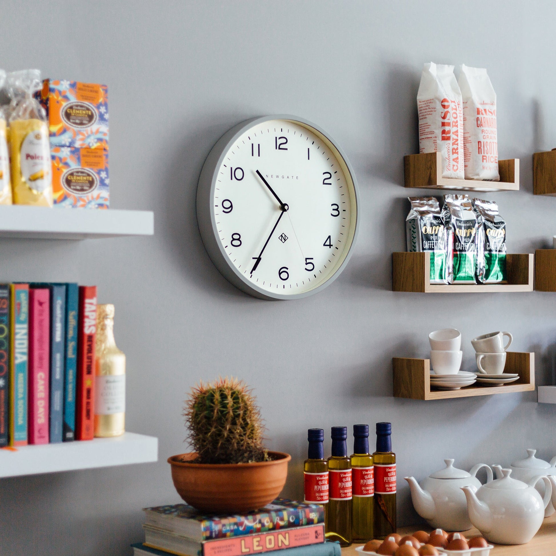 Newgate Number Three Echo Clock Silicone Grey*-Newgate-Mood