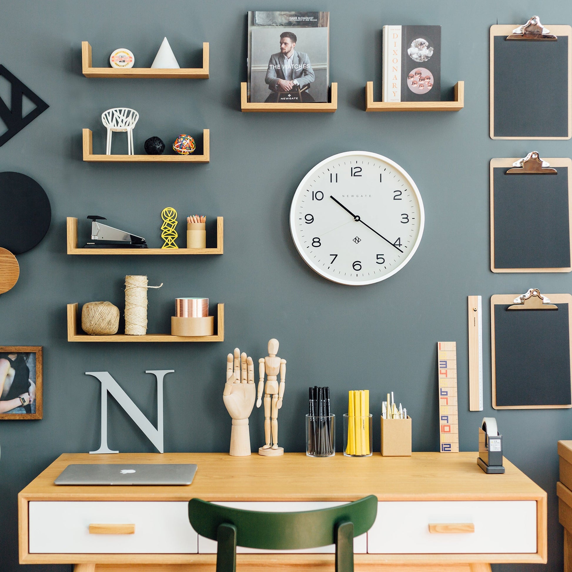 Newgate Number Three Echo Clock Silicone White*-Newgate-Mood