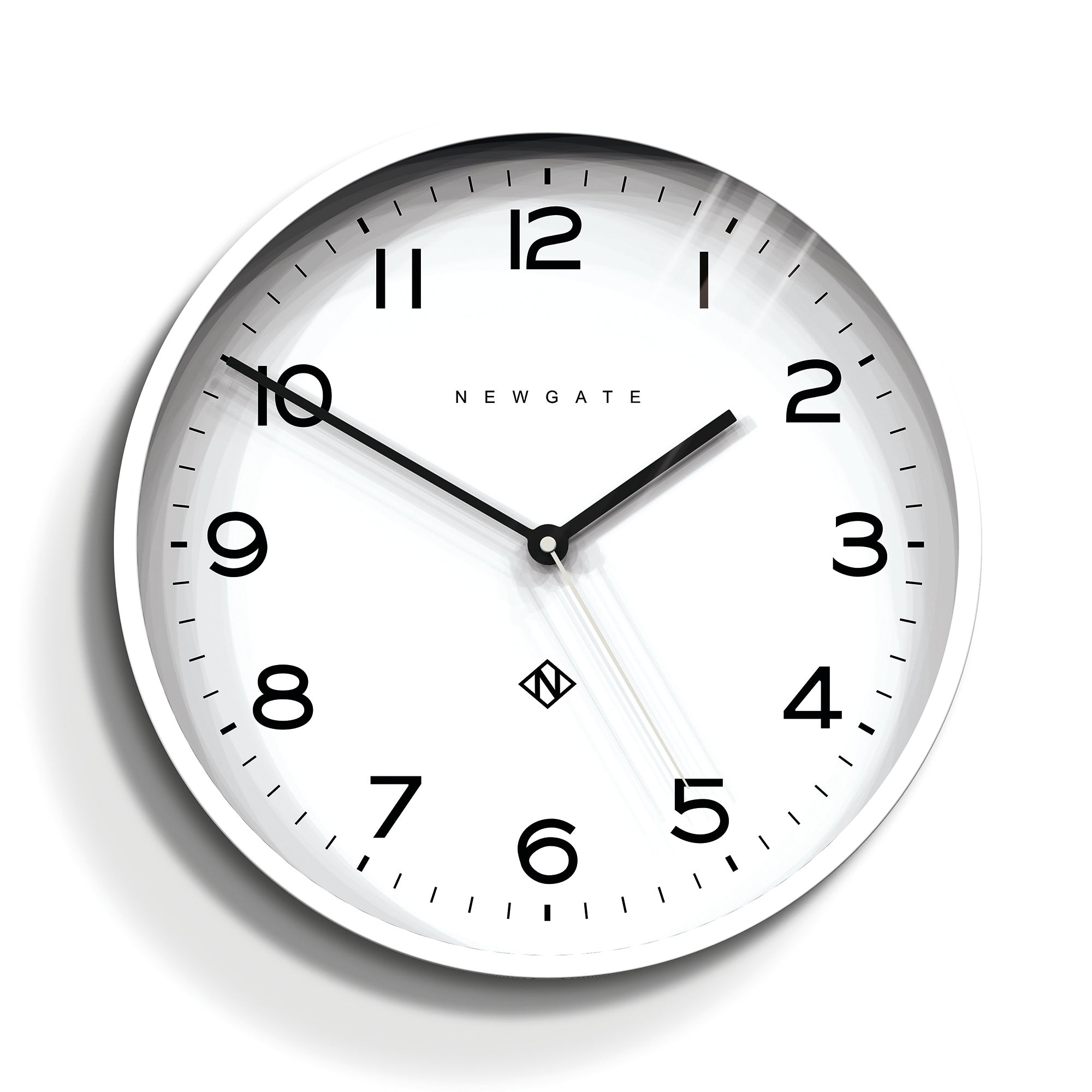 Newgate Number Three Echo Clock Silicone White*-Newgate-Mood