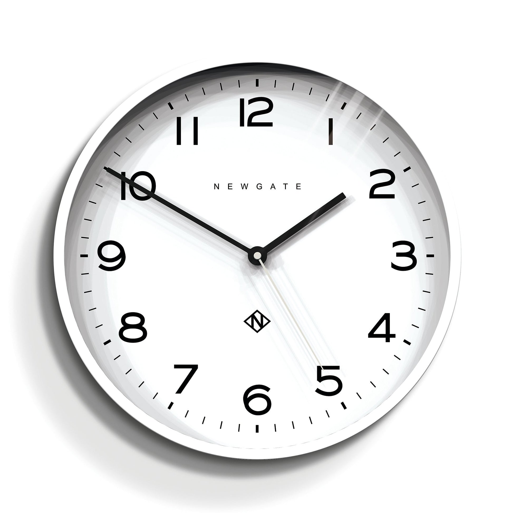 Newgate Number Three Echo Clock Silicone White*-Newgate-Mood