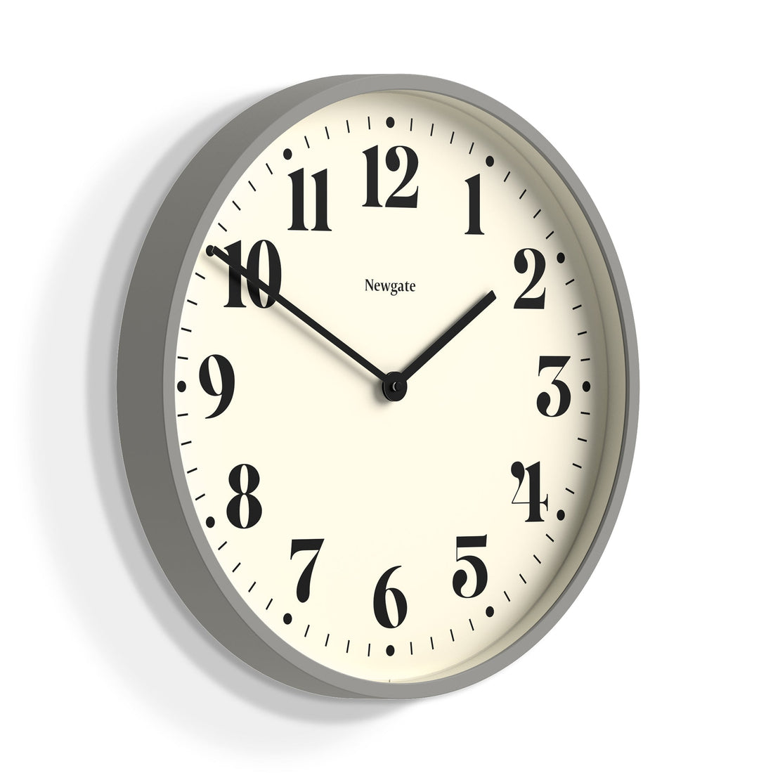 Newgate Number Two Wall Clock Matte Posh Grey*-Newgate-Mood
