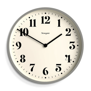Newgate Number Two Wall Clock Matte Posh Grey*-Newgate-Mood