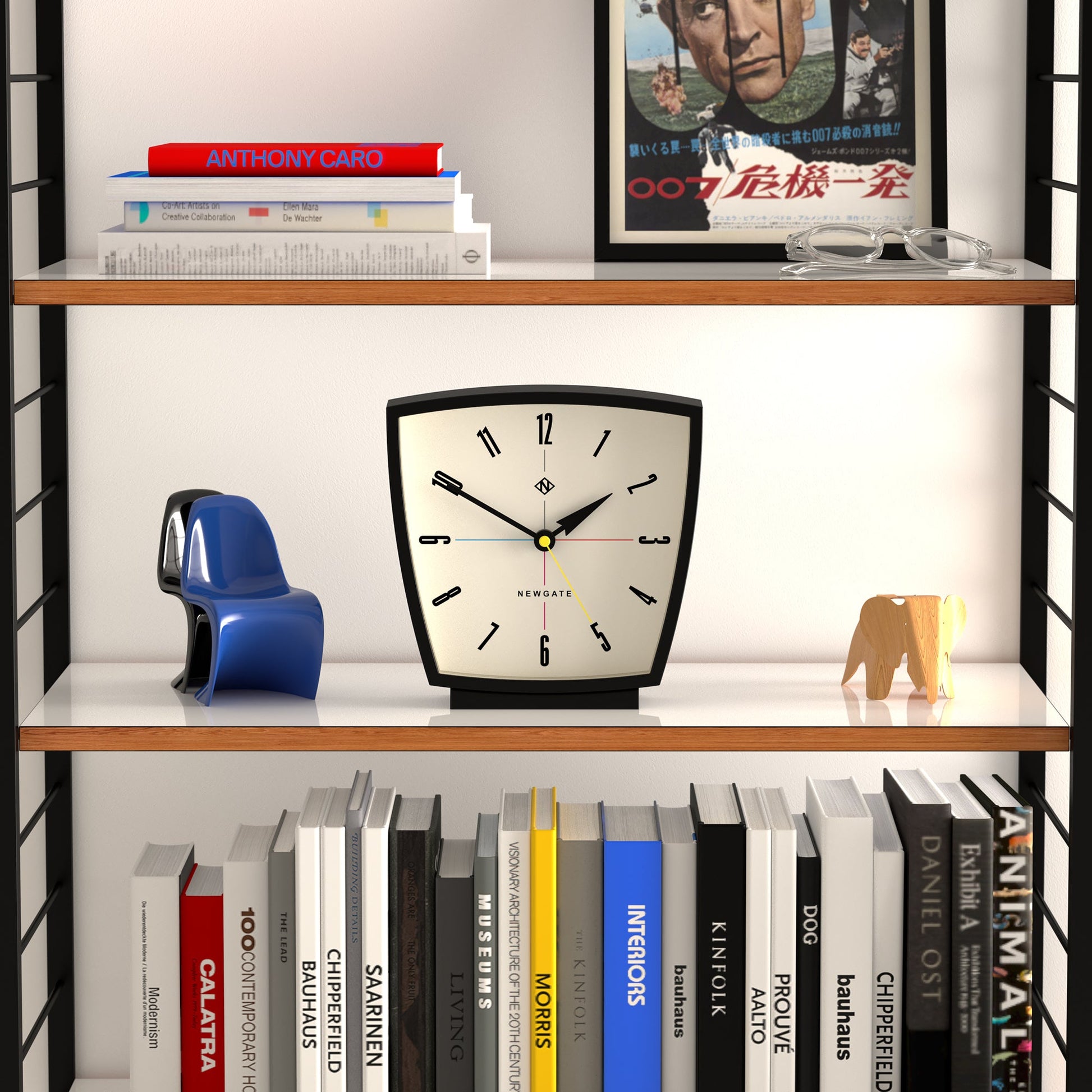 Newgate Odyssey Mantel Clock Black-Newgate-Mood