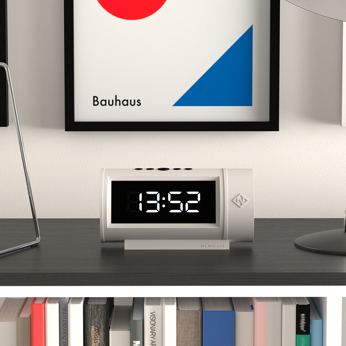 Newgate Pil Led Alarm Clock White*-Newgate-Mood