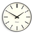 Newgate Radio City Wall Clock Bold Black Marker Dial - Matte Blizzard Grey*-Newgate-Mood