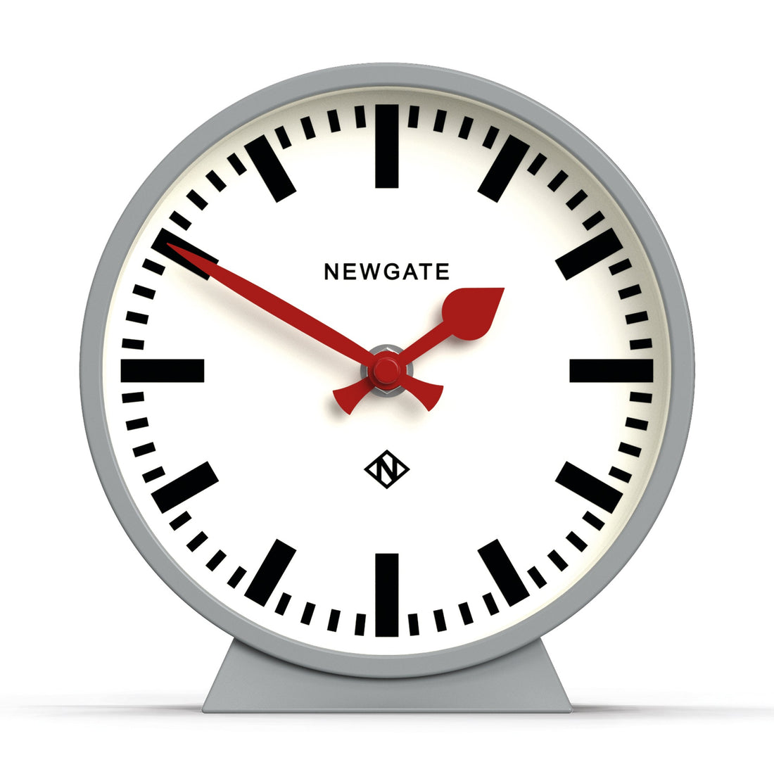 Newgate Railway Mantel Clock Posh Grey*-Newgate-Mood