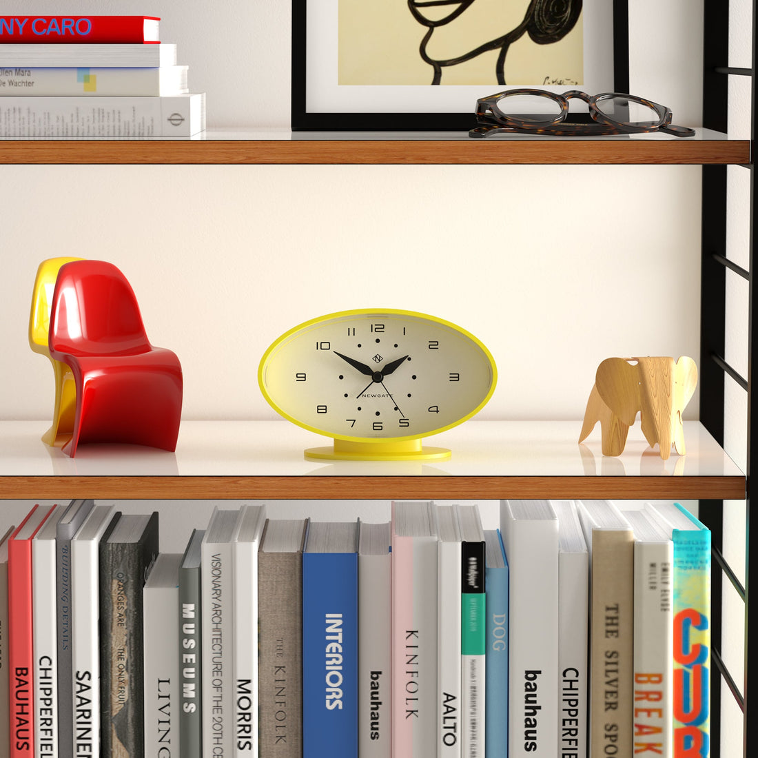 Newgate Ronnie Alarm Clock Yellow-Newgate-Mood
