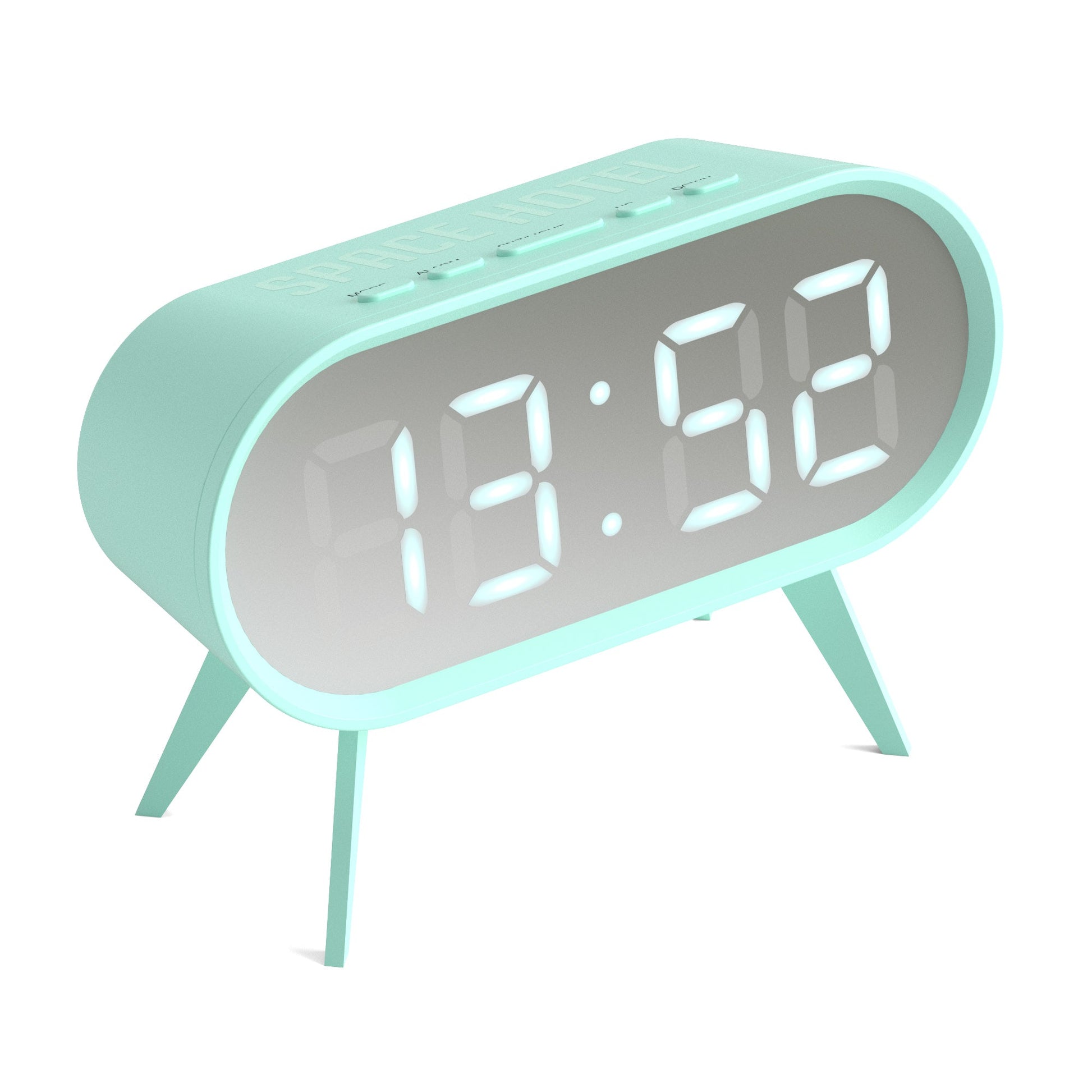 Newgate Space Hotel Cyborg Led Alarm Clock Blue-Newgate-Mood