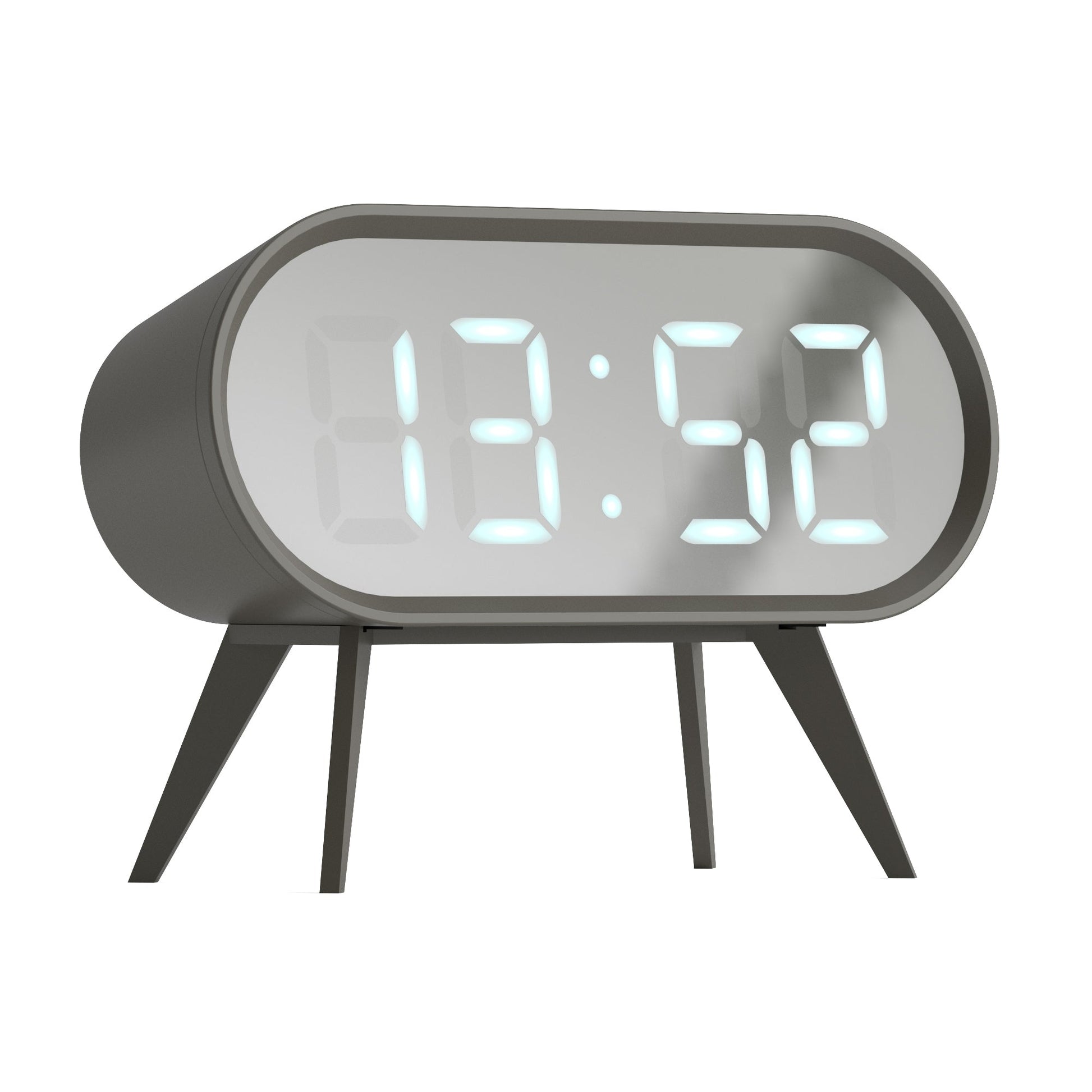 Newgate Space Hotel Cyborg Led Alarm Clock Grey-Newgate-Mood