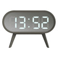 Newgate Space Hotel Cyborg Led Alarm Clock Grey-Newgate-Mood