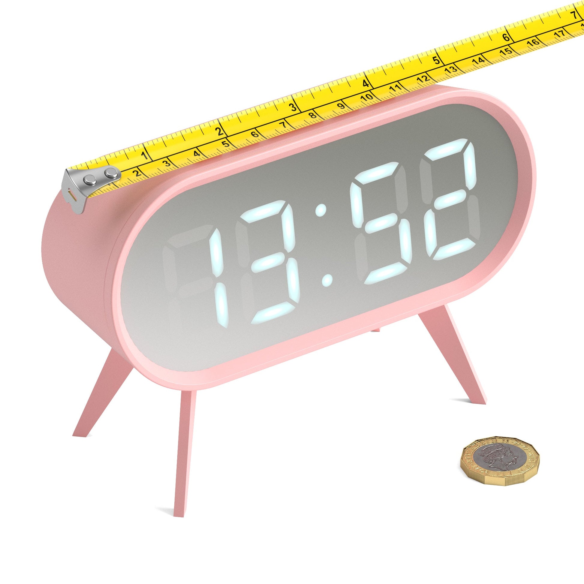 Newgate Space Hotel Cyborg Led Alarm Clock Pink-Newgate-Mood