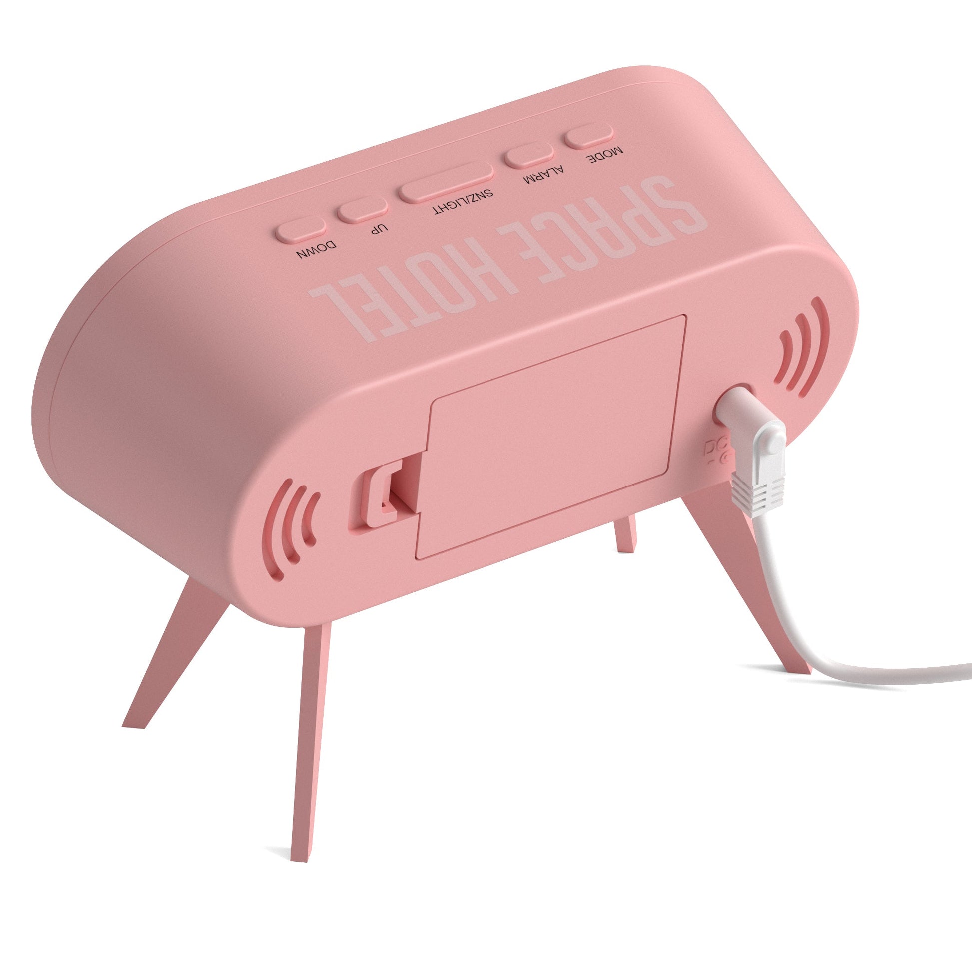 Newgate Space Hotel Cyborg Led Alarm Clock Pink-Newgate-Mood