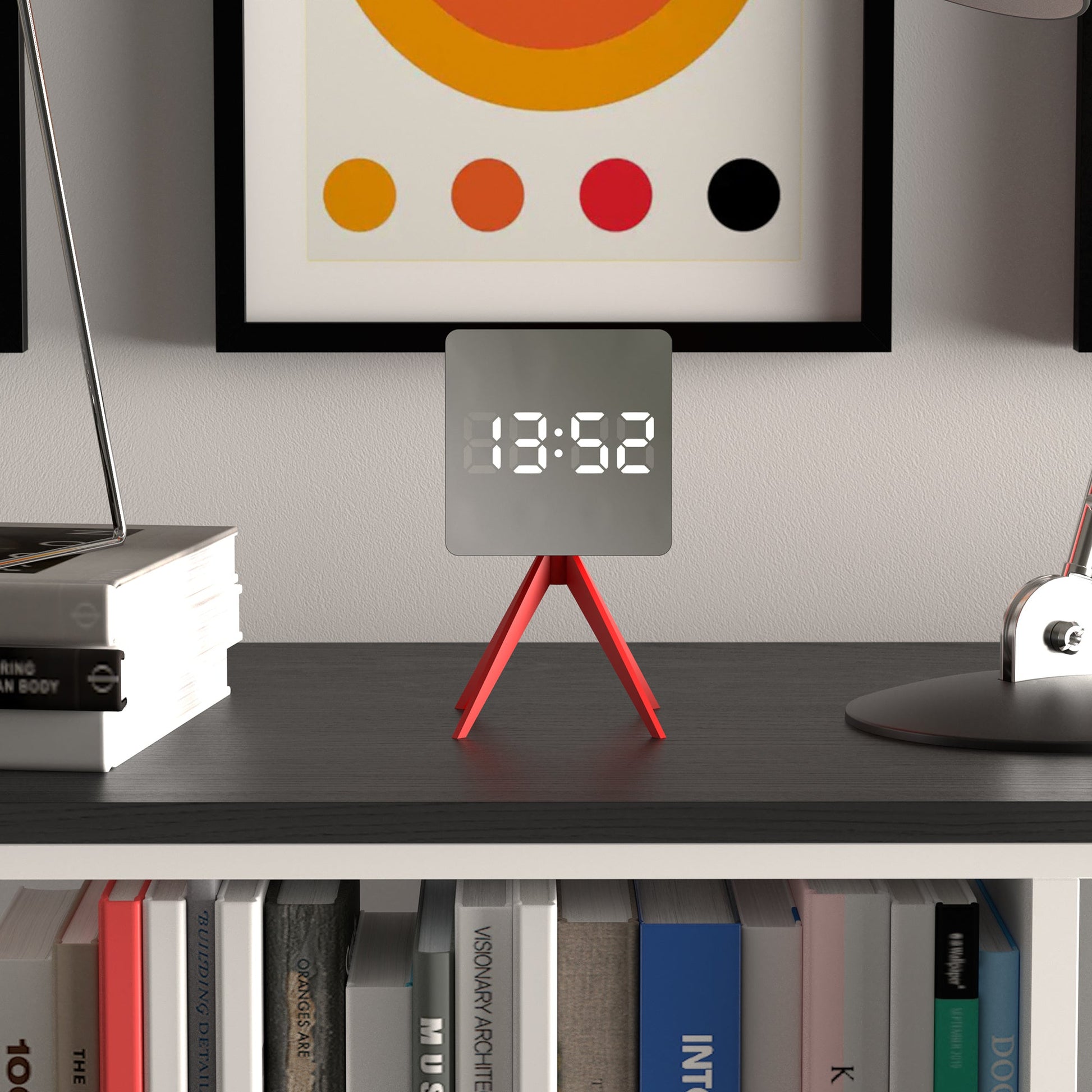 Newgate Space Hotel Droid Led Alarm Clock Red*-Newgate-Mood