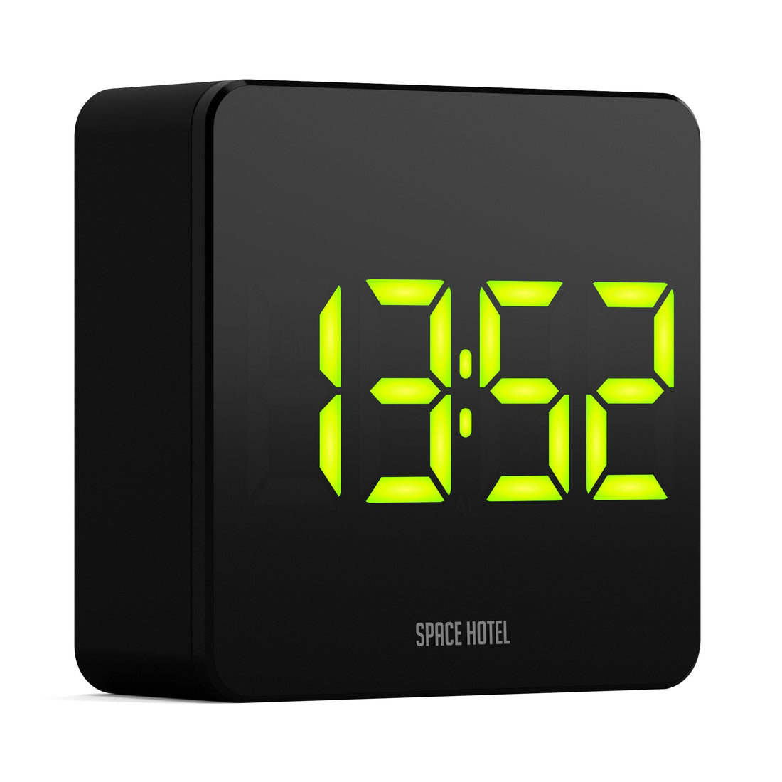 Newgate Space Hotel Orbatron Alarm Clock Black Case - Black Lens - Green Led-Newgate-Mood