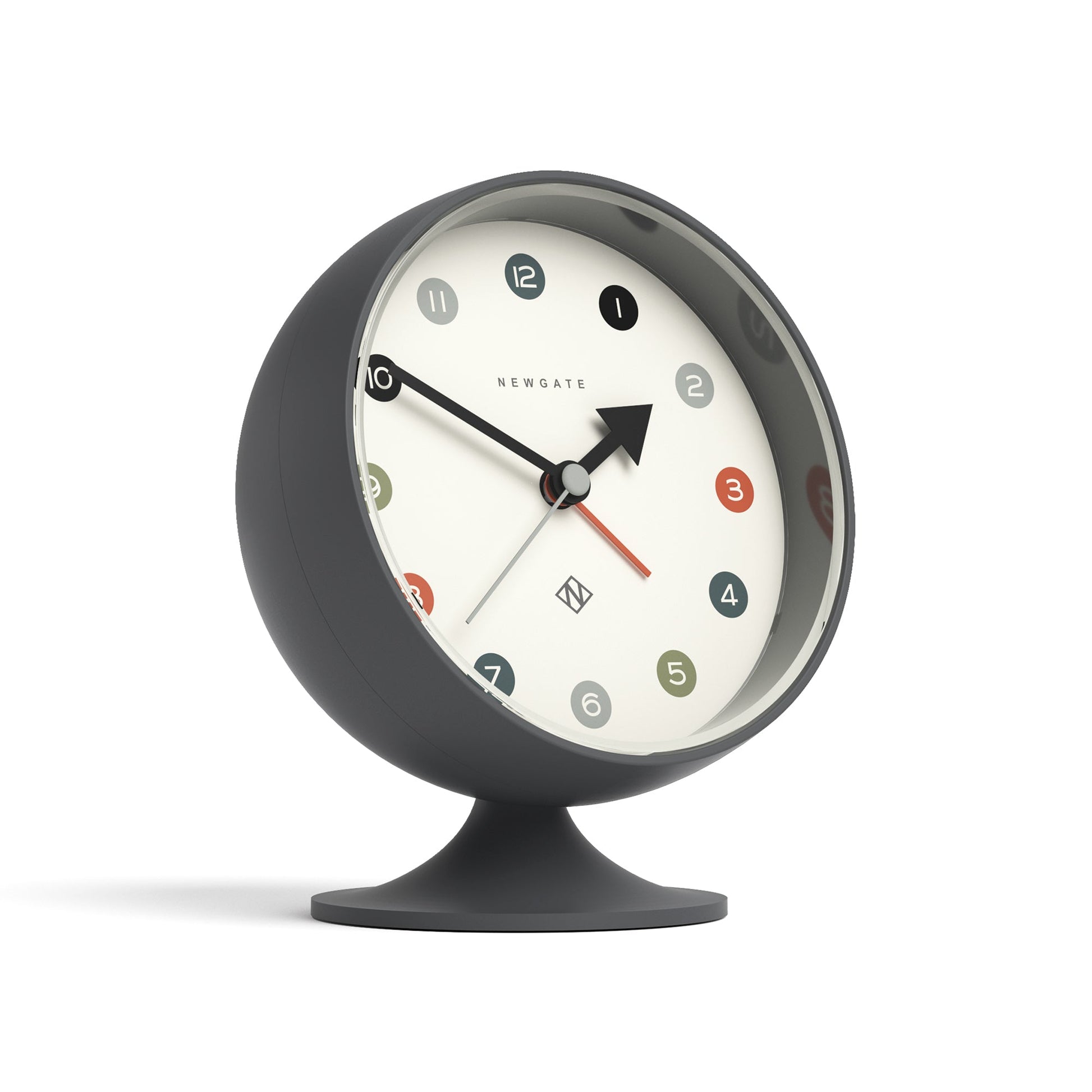 Newgate Spheric Alarm Clock Blizzard Grey*-Newgate-Mood