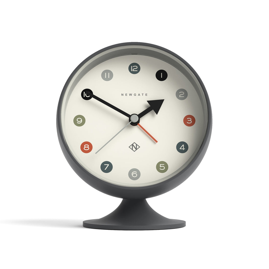 Newgate Spheric Alarm Clock Blizzard Grey*-Newgate-Mood