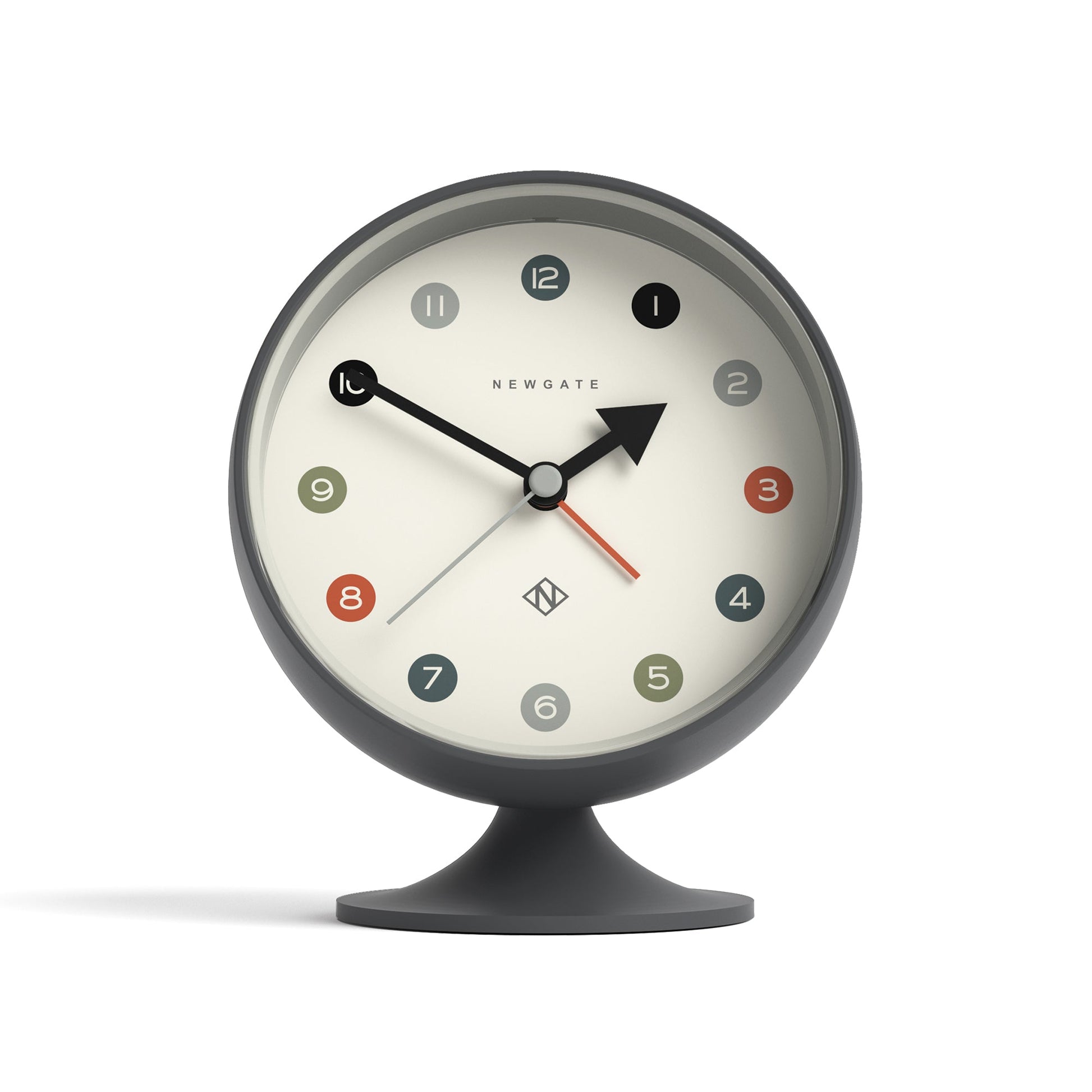 Newgate Spheric Alarm Clock Blizzard Grey*-Newgate-Mood