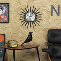 Newgate Stingray Wall Clock Black - Silver Dial*-Newgate-Mood