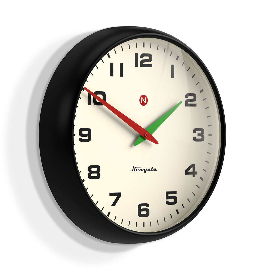 Newgate Superstore Wall Clock Alpha Dial Black-Newgate-Mood