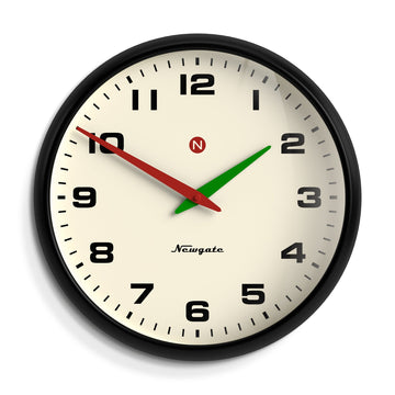 Newgate Superstore Wall Clock Alpha Dial Black-Newgate-Mood
